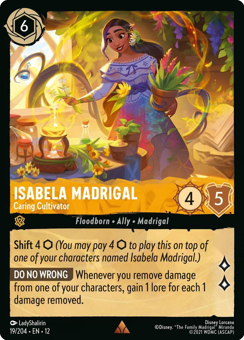 Isabela Madrigal - Caring Cultivator - 19/204 [Wilds Unknown] [Non-Foil]