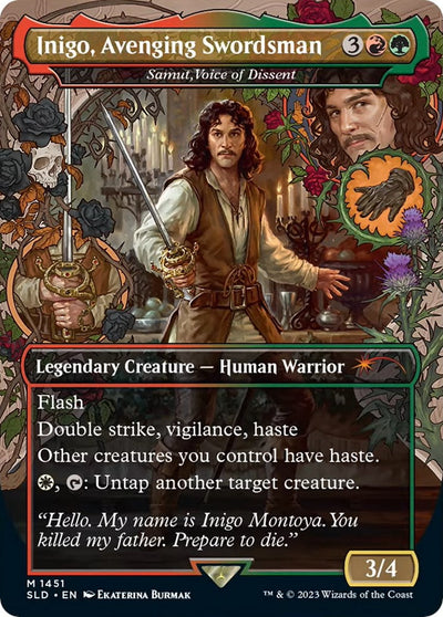 Inigo, Avenging Swordsman - Samut, Voice of Dissent - 1451 - (Secret Lair Drop Series)