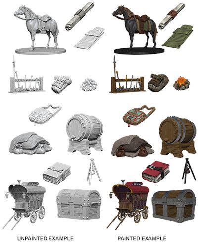 Nolzurs Marvelous Miniatures Adventurer's Campsite