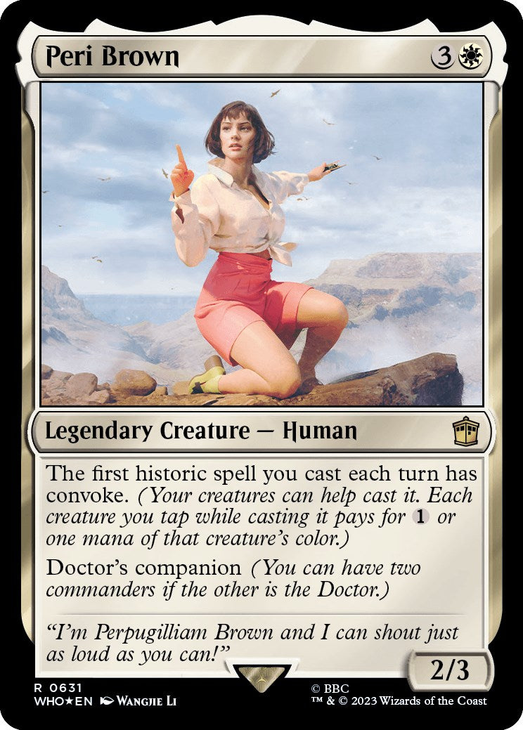 Peri Brown (Surge Foil) - 631 - (Universes Beyond: Doctor Who)