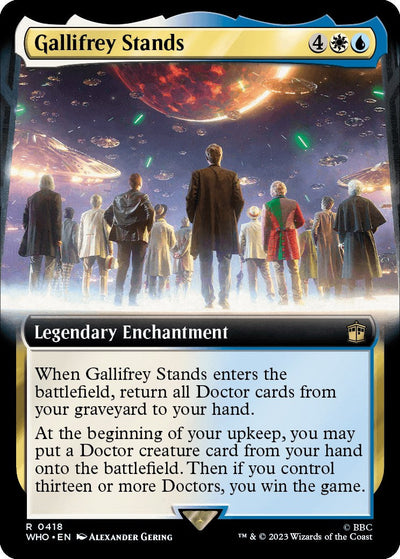 Gallifrey Stands (Extended Art) - 418 - (Universes Beyond: Doctor Who)