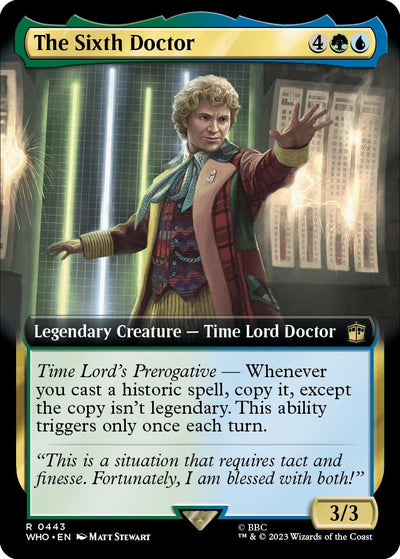 The Sixth Doctor (Extended Art) - 443 - (Universes Beyond: Doctor Who)