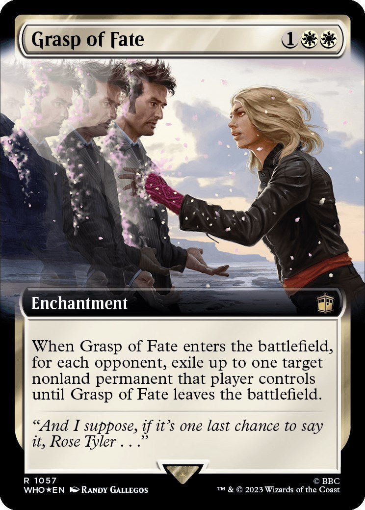 Grasp of Fate (Extended Art) (Surge Foil) - 1057 - (Universes Beyond: Doctor Who)