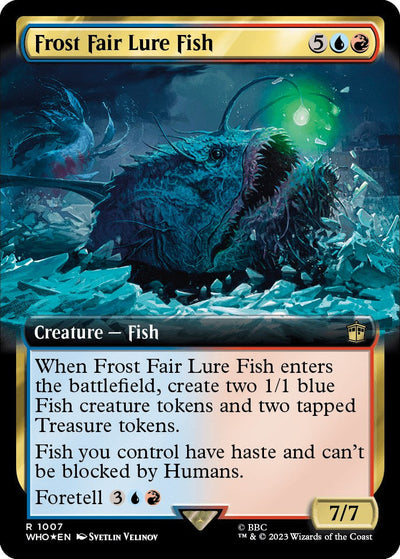 Frost Fair Lure Fish (Extended Art) (Surge Foil) - 1007 - (Universes Beyond: Doctor Who)