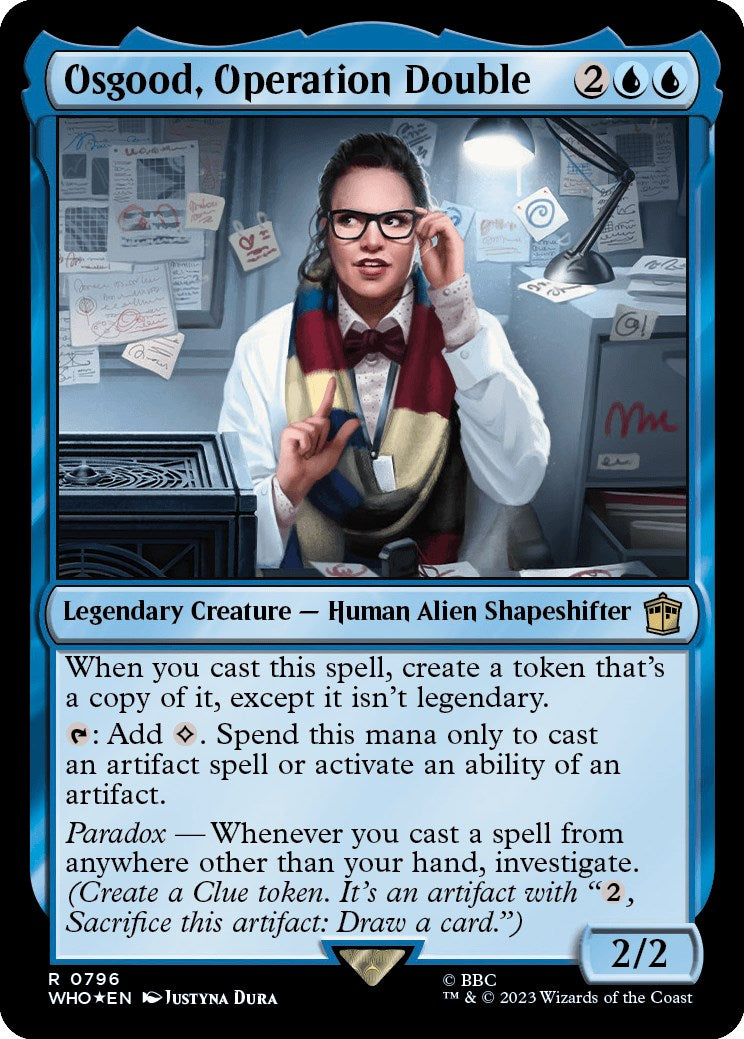 Osgood, Operation Double (Surge Foil) - 796 - (Universes Beyond: Doctor Who)