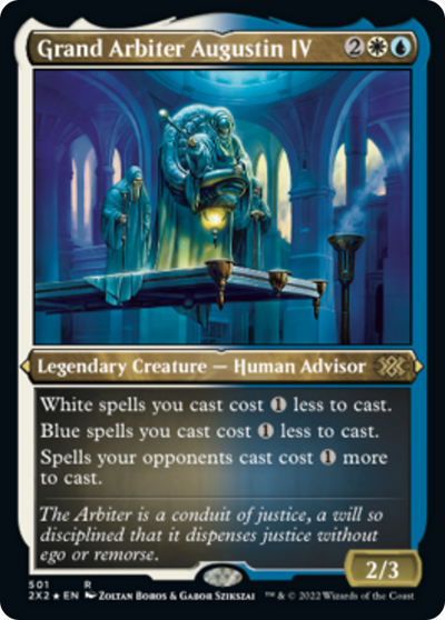 Grand Arbiter Augustin IV (2X2-501) - Double Masters 2022 Etched Foil