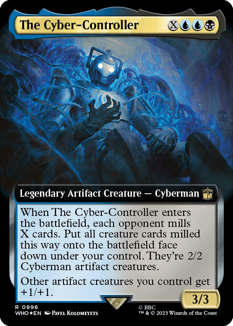 The Cyber-Controller (Extended Art) (Surge Foil) - 996 - (Universes Beyond: Doctor Who)