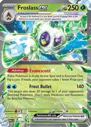 Froslass Ex 3 Sv04 Paradox Rift Holofoil