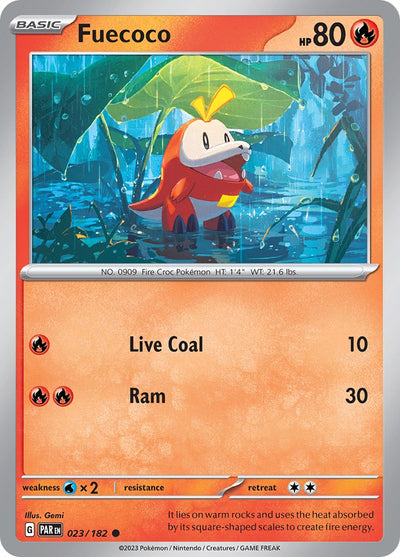 Fuecoco - 023/182 - (SV04: Paradox Rift)