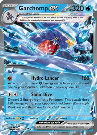 Garchomp Ex 38 Sv04 Paradox Rift Holofoil