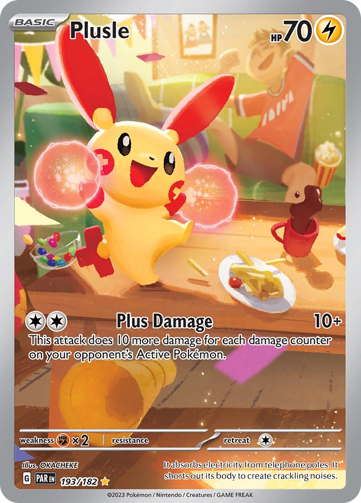 Plusle - 193/182 - 193/182 - (SV04: Paradox Rift)