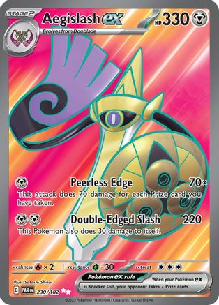 Aegislash ex (230/182) - SV04 Paradox Rift Holofoil