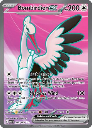 Bombirdier ex (234/182) - SV04 Paradox Rift Holofoil