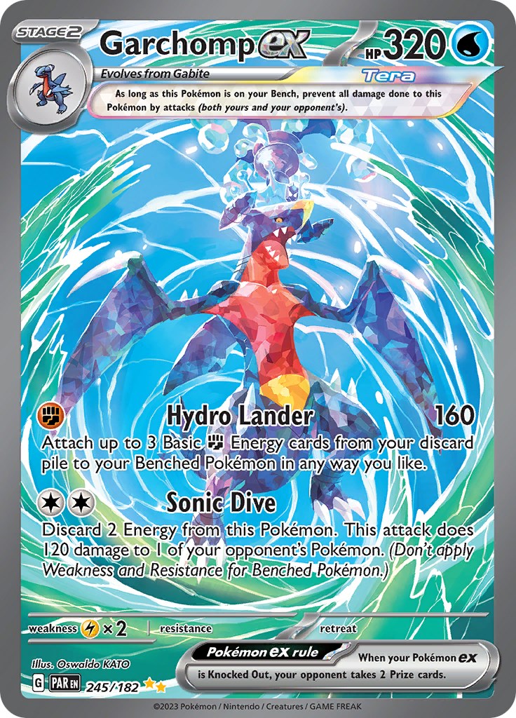Garchomp ex - 245/182 - 245/182 - (SV04: Paradox Rift)