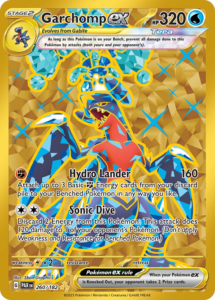 Garchomp ex - 260/182 - 260/182 - (SV04: Paradox Rift)
