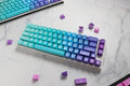 Hardcap x Ducky Azure 108 Key SA Profile Double Shot ABS Keycap Set