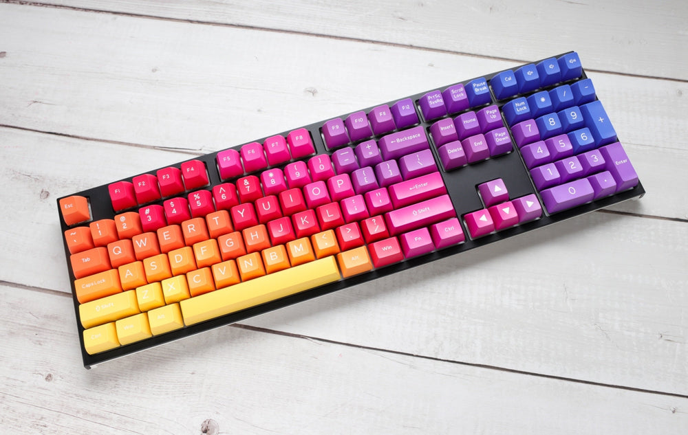 Hardcap x Ducky Afterglow 108 Key SA Profile Double Shot ABS Keycap Set