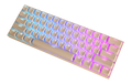 KBParadise V60 The 2 White RGB LED 60% Double Shot PBT Hotswap Mechanical Keyboard