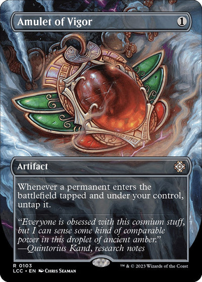 Amulet of Vigor (Borderless) - 103 - (Commander: The Lost Caverns of Ixalan)