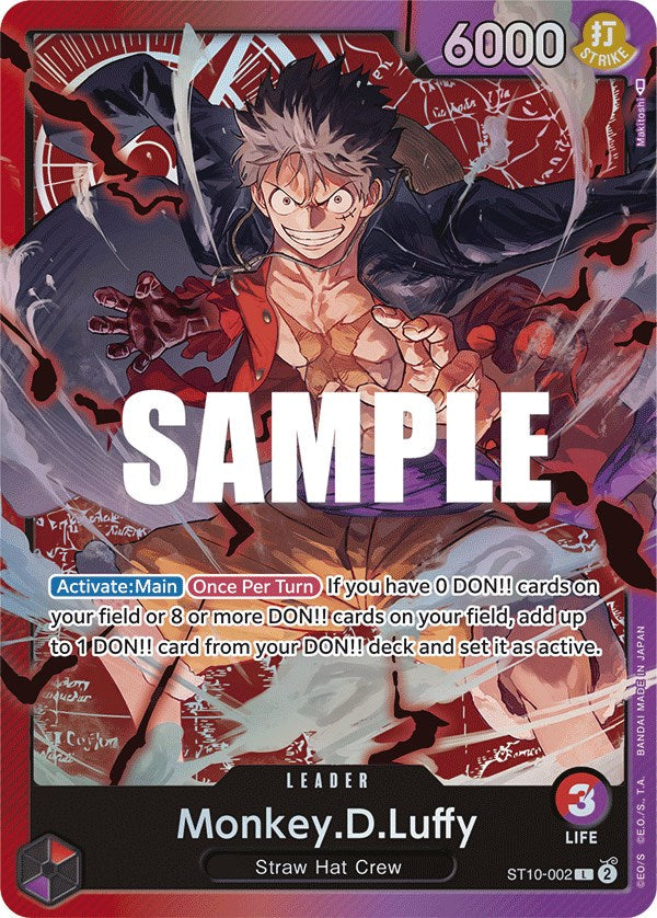 Monkey.D.Luffy (002) - ST10-002 - (Ultra Deck: The Three Captains)