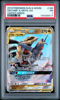 Garchomp & Giratina GX PSA 1 2019 Sun & Moon Unified Minds #146 POP 2