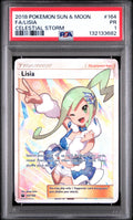 Lisia Full Art PSA 1 2018 Pokemon Sun & Moon Celestial Storm #164 POP 11