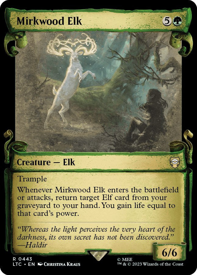 Mirkwood Elk (Showcase Scrolls) - 443 - (Commander: The Lord of the Rings: Tales of Middle-earth)