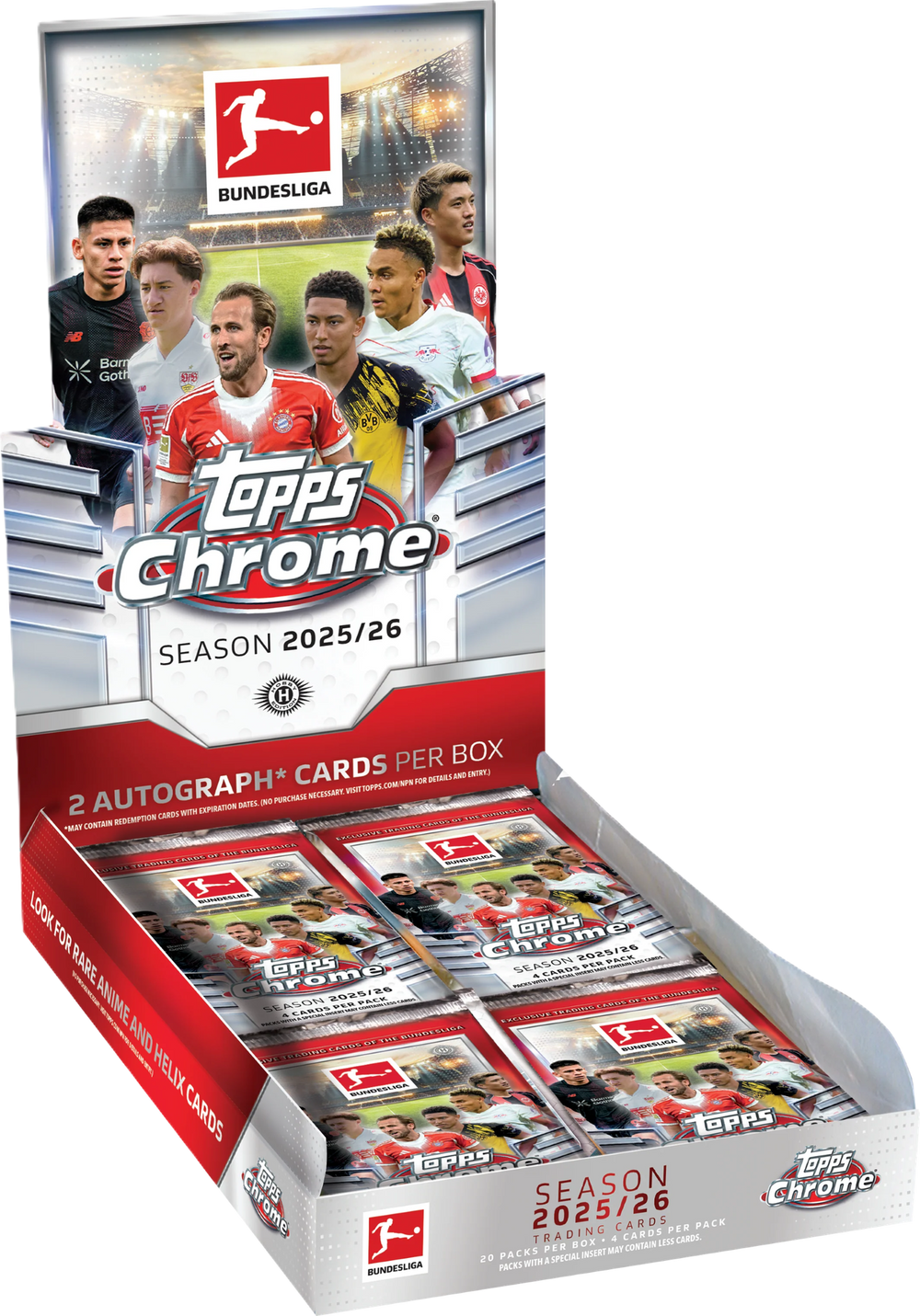 2025/26 Topps Chrome Bundesliga Soccer Hobby Box