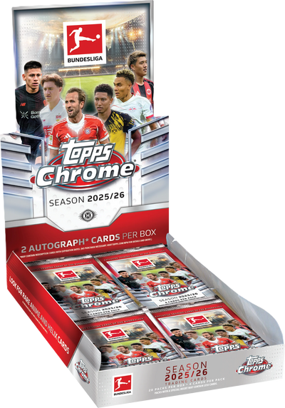 2025/26 Topps Chrome Bundesliga Soccer Hobby Box
