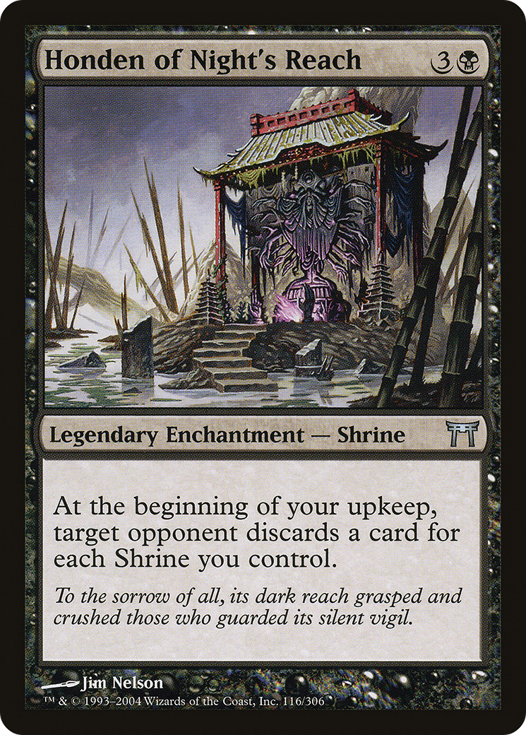 Honden of Night's Reach (CHK-116) - Champions of Kamigawa Foil