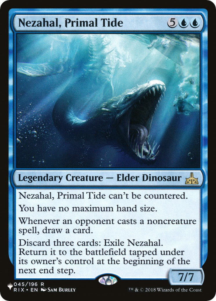 Nezahal, Primal Tide - 045/196 - (The List Reprints)