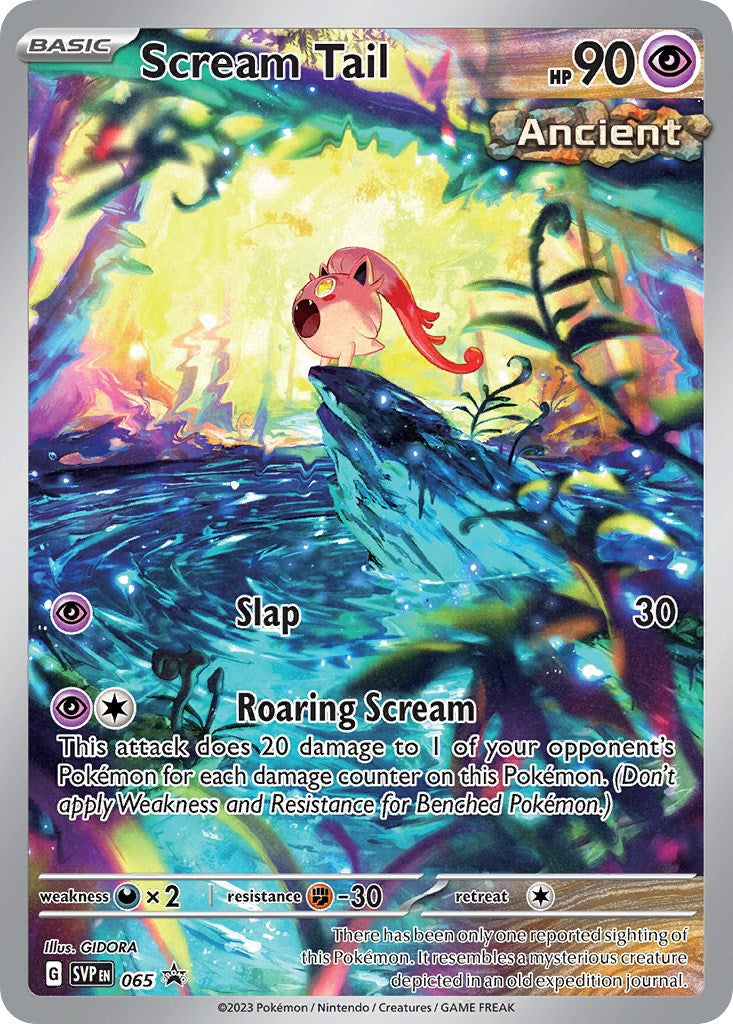 Scream Tail - 065 - (SV: Scarlet & Violet Promo Cards)