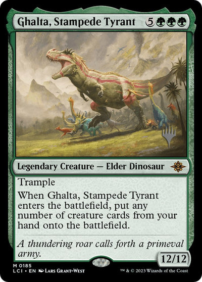 Ghalta, Stampede Tyrant - 185 - (Promo Pack: The Lost Caverns of Ixalan)