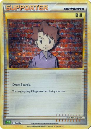 Bill (CLV) (18/034) - Trading Card Game Classic Holofoil