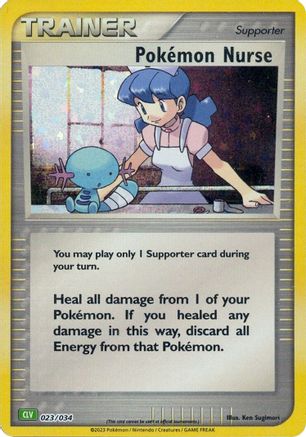 Pokemon Nurse (23/034) - Trading Card Game Classic Holofoil