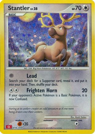 Stantler (16/034) - Trading Card Game Classic Holofoil