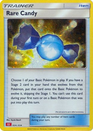 Rare Candy (CLC) (24/034) - Trading Card Game Classic Holofoil