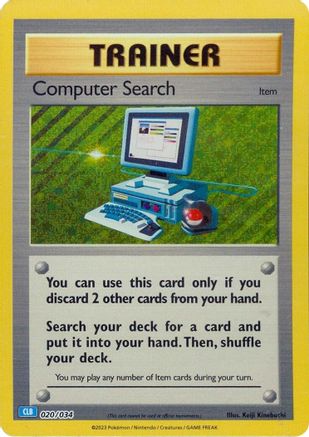 Computer Search (CLB) (20/034) - Trading Card Game Classic Holofoil