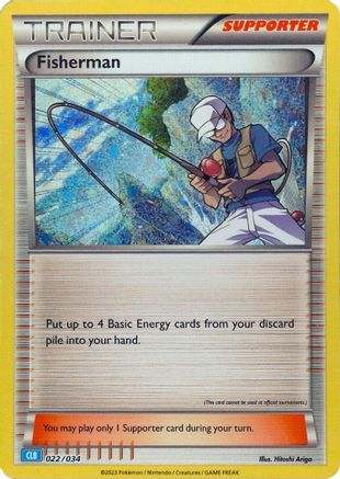 Fisherman (22/034) - Trading Card Game Classic Holofoil