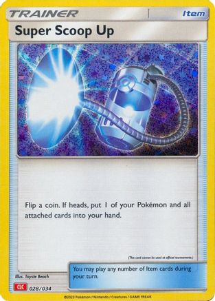 Super Scoop Up (28/034) - Trading Card Game Classic Holofoil