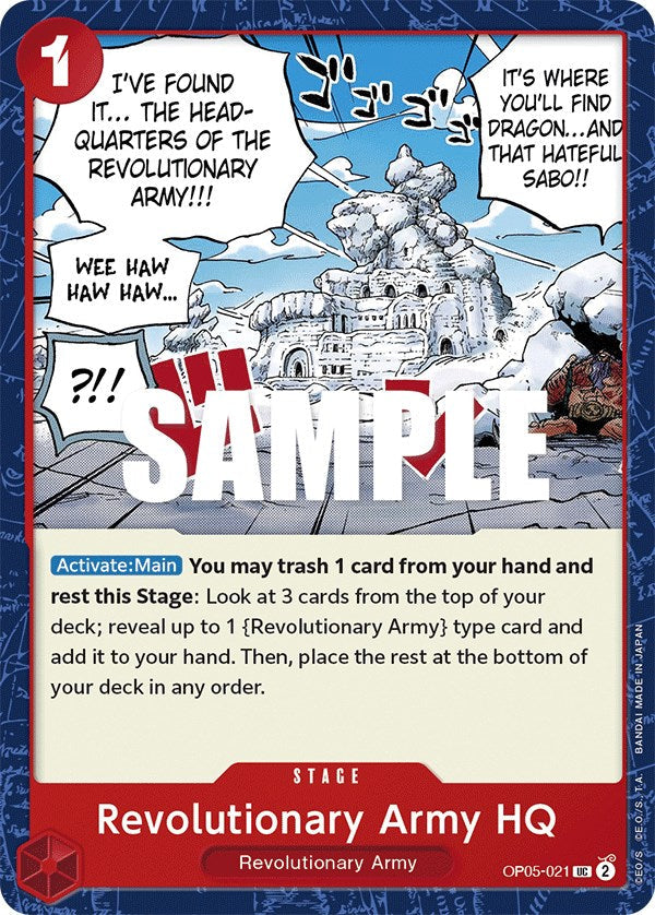 Revolutionary Army HQ - OP05-021 - (Awakening of the New Era)