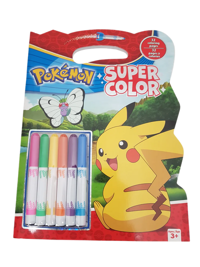 Pokemon Super Color - Coloring Book
