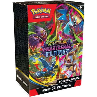 Pokemon Mega Evolution Phantasmal Flames Booster Bundle Box