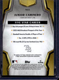 2024 Topps Five Star Junior Caminero #FSA-JC Rookie Autograph