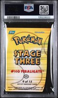 PSA 7 FERALIGATR JOHTO SER.1-D/C EMBOSSED
