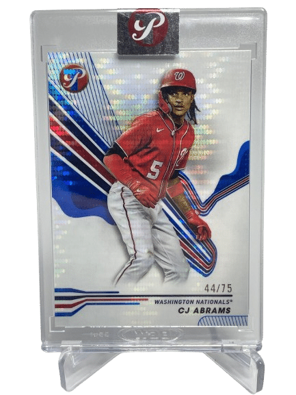 2024 Topps Pristine CJ Abrams #227 Blue Pristine Refractor /75