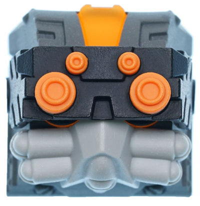 Hot Keys Project HKP Raven Grey / Orange Artisan Keycap