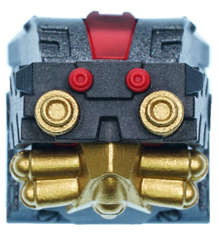 Hot Keys Project HKP Raven Black / Gold / Red Artisan Keycap