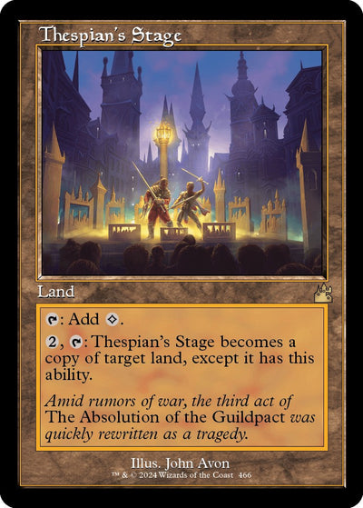 Thespian's Stage (Retro Frame) - 466 - (Ravnica Remastered)