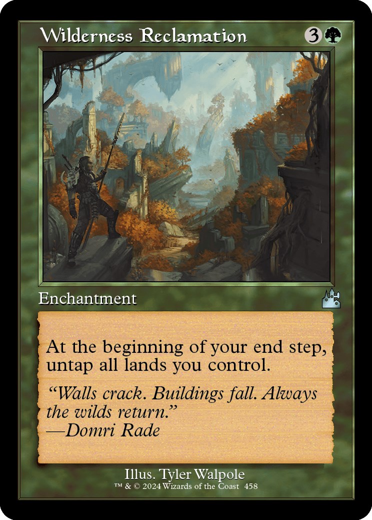 Wilderness Reclamation (Retro Frame) - 458 - (Ravnica Remastered)